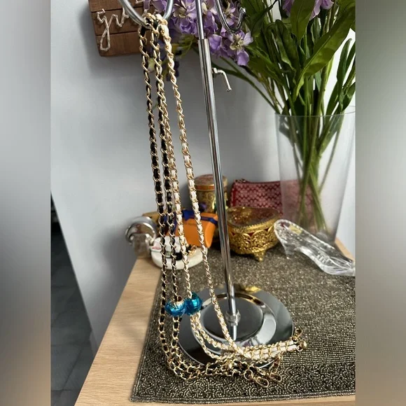 New Adjustable Purse Chain Strap 47” Choose White OR Black - Picture 5 of 5